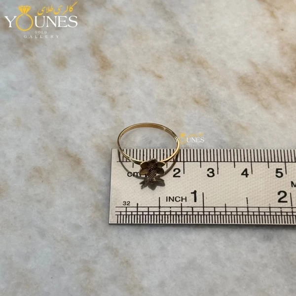 انگشتر طلا شکوفه